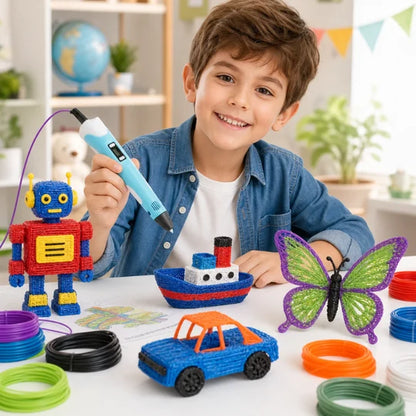Lapiz 3D con filamentos